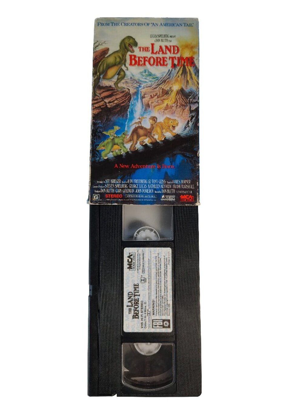 (1988) The Land Before Time Rated G Family/Adventure VHS Cassette Tape